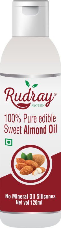 Rudray protein Almond oil Almond Oil Plastic Bottle  (120 ml)