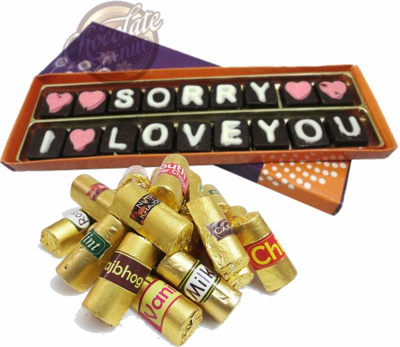 FabBites Sorry Chocolate Gift for Boyfriend, Girlfriend, Husband, Wife -Sorry Chocolate Bars  (200 g)