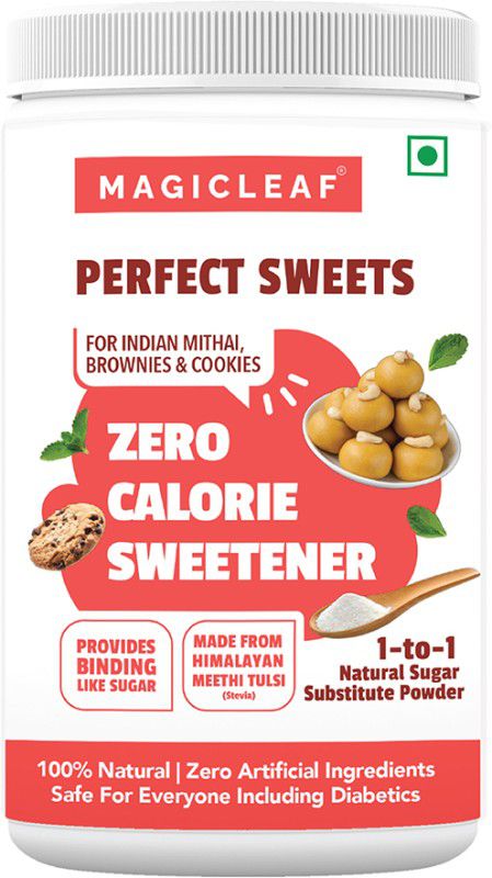 Magicleaf Perfect Sweets - Healthy Sugar Substitute for Making Indian Sweets & Desserts | Zero Calories Zero GI, Zero Net Carbs (400 Gms) Sweetener  (400 g)