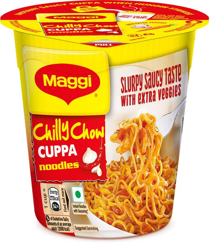 Maggi Chilly Chow Cup Noodles Vegetarian  (70 g)