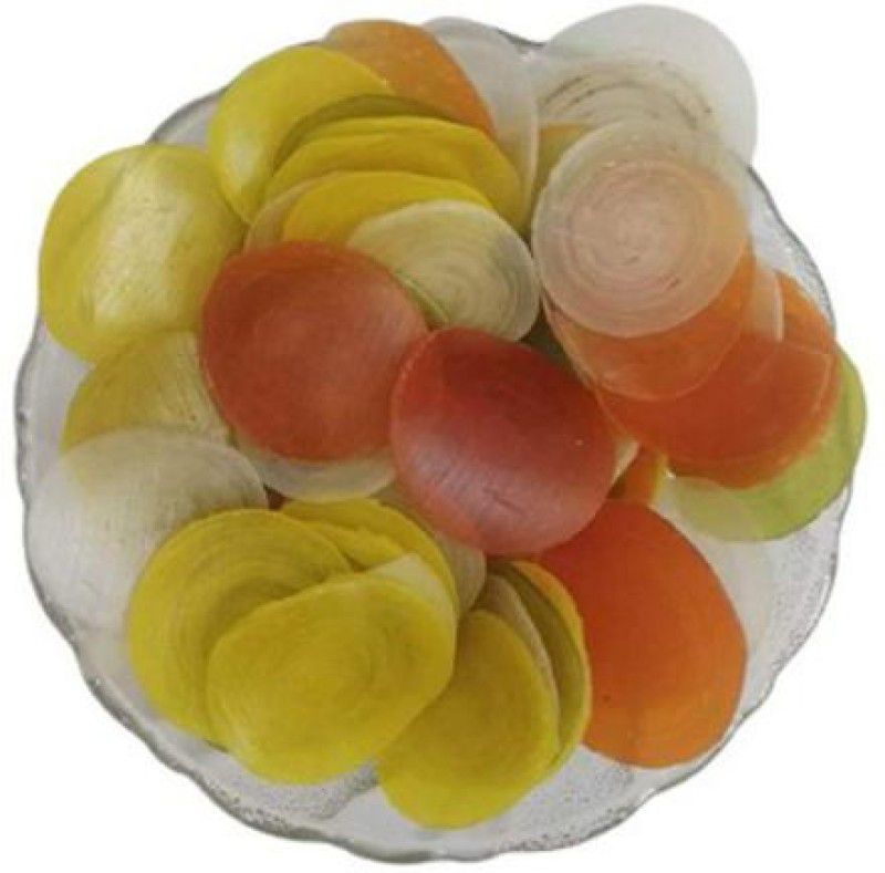 Simply Raw Fryums Disco Colours Papad Snack Chips Ready to Fry, 3kg Fryums 3 kg
