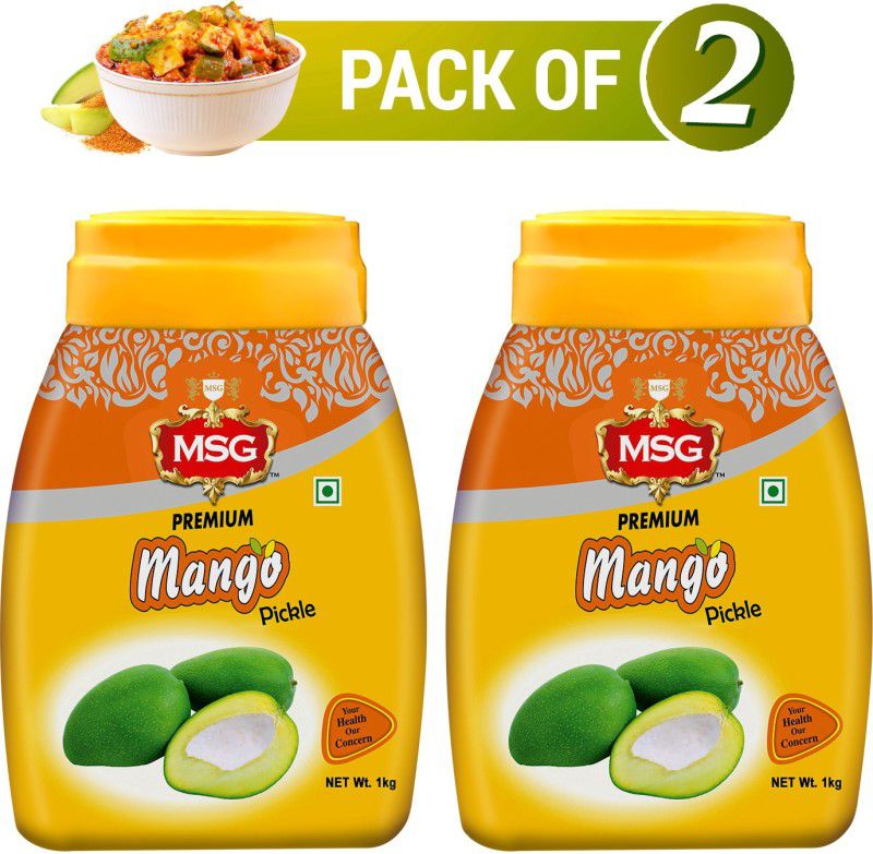 MSG Premium Mango Pickle  (2 x 1 kg)