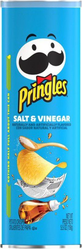 Kellogg's Pringles Salt & Vinegar Flavored Potato Crisps, 158g Chips  (158 g)