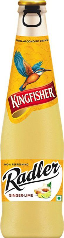 Kingfisher Radler Ginger Lime Non-Alcoholic Glass Bottle  (300 ml)