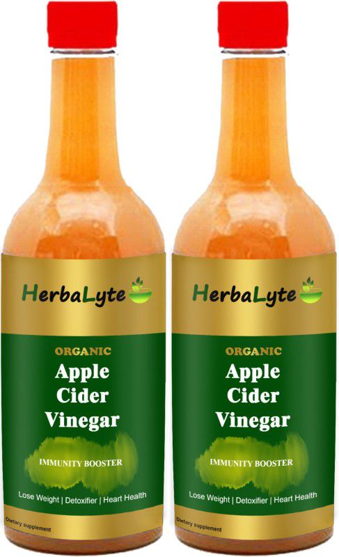 HERBALYTE Apple Cider Vinegar with Mother Vinegar For weight loss (S26) Pro Vinegar  (1000 ml)