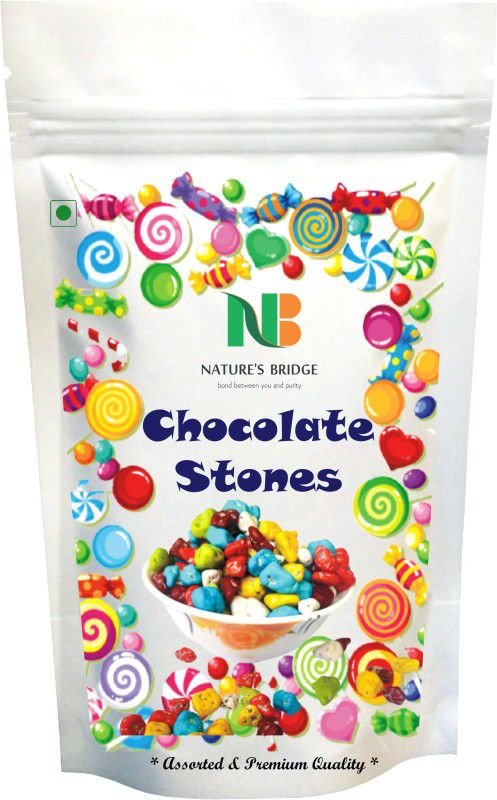 Nature's Bridge Stone Chocolate Munchies / Rock Shaped Chocolate Gem s / Stone Candy 400 Gm Truffles  (400 g)