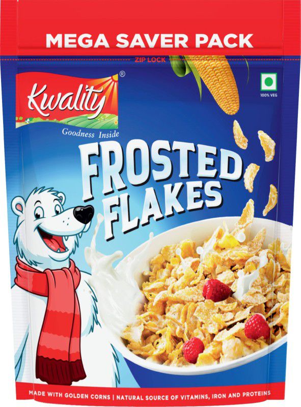 Kwality Frosted Flakes Pouch  (1000 g)