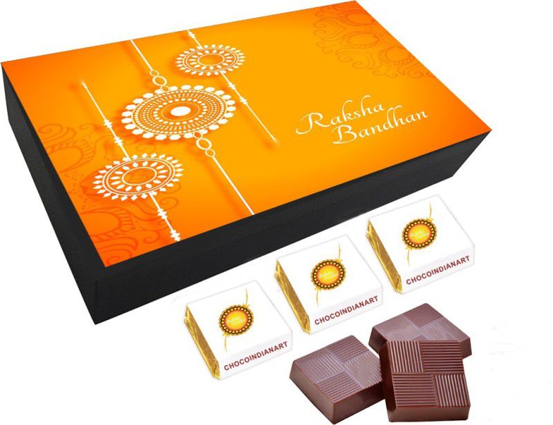 CHOCOINDIANART Excellent Raksha Bandhan, 06pcs Delicious Chocolate Gift 6, Truffles  (6 Units)