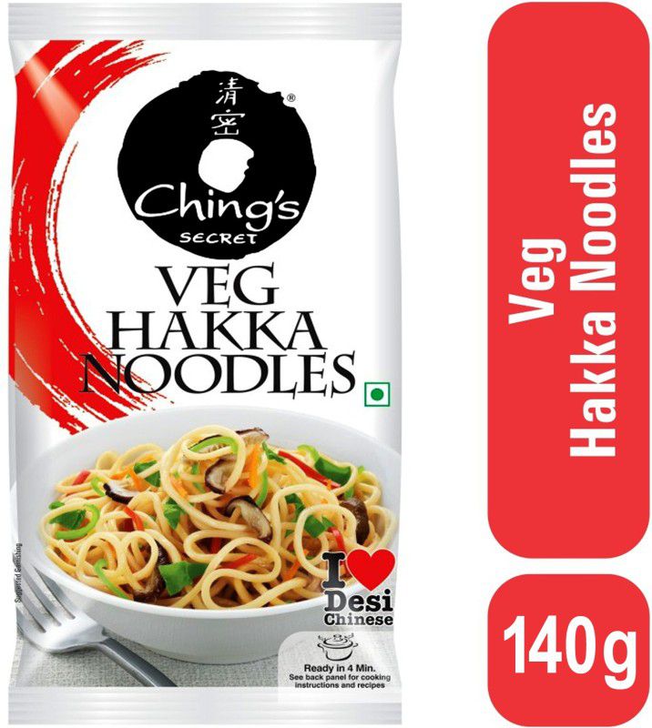 Ching's Secret Veg Hakka Noodles Vegetarian  (140 g)