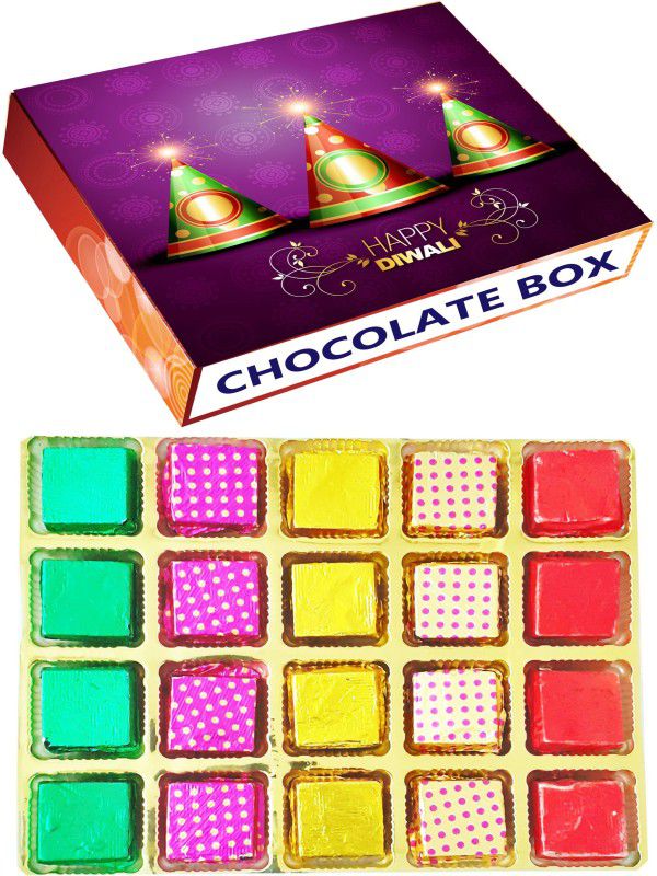 Kinoki 20 chocolate truffle Chocolate Gift Box for diwali Chocolate and Dooj chocolate gift Truffles  (20 x 10.95 g)