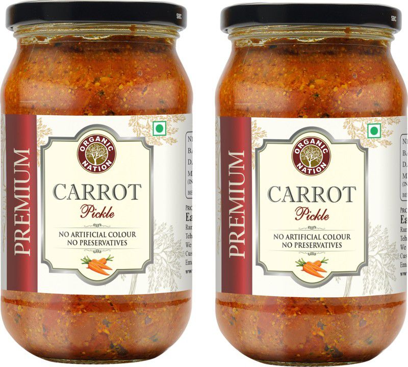 Organic Nation Carrot Pickle_PO2 Carrot Pickle  (2 x 400 g)