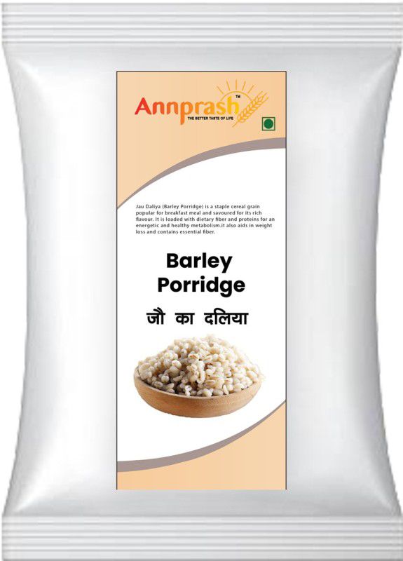 Annprash Premium Quality Barley Porridge / Jau Daliya - 2KG Pack Pouch  (2 kg)