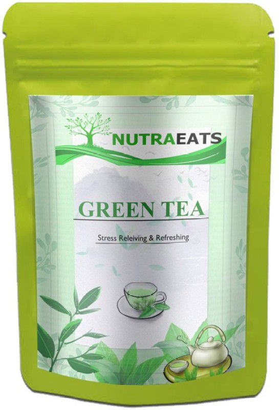 NutraEats Green Tea for Weight Loss | 100% Natural Green Loose Leaf Tea | Pure Green Tea with No Additives Green Tea Pouch Premium (T109) Green Tea Pouch  (400 g)