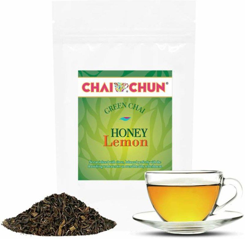 chaichun Honey Lemon Green Tea Pouch  (100 g)