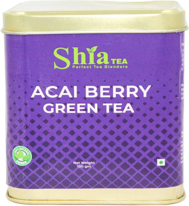 shia tea Acai Berry Blackcurrant Herbal Tea Tin  (15 x 1 Bags)