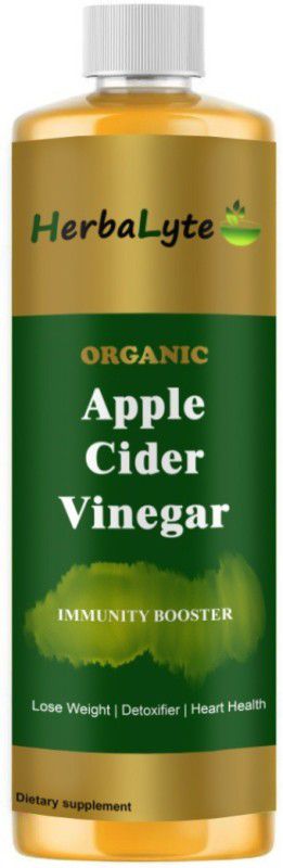 HERBALYTE Apple Cider Vinegar with Mother Vinegar For weight loss (S26) Vinegar  (1000 ml)