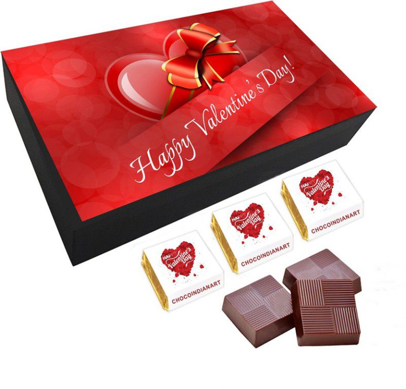 CHOCOINDIANART Very Nice Happy Valentine's Day, 06pcs Delicious Chocolate Gift, Truffles  (6 Units)