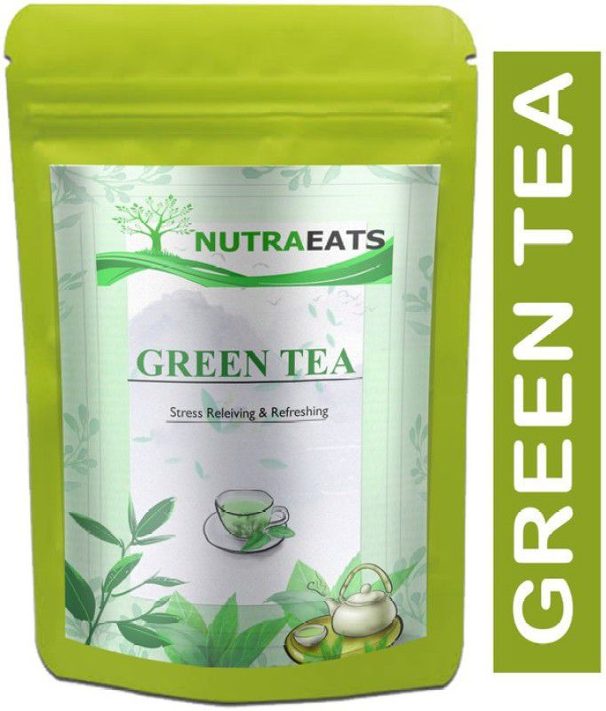 NutraEats Green Tea for Weight Loss | 100% Natural Green Loose Leaf Tea | Pure Green Tea with No Additives Unflavoured Green Tea Pouch Premium (T179) Unflavoured Green Tea Pouch  (250 g)
