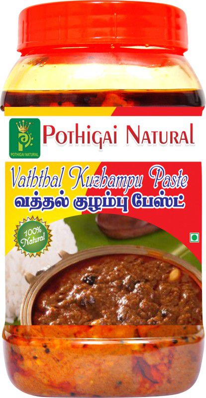 POTHIGAI NATURAL Vathal Kuzhambu Rice Paste 250 gms /100% Natural/ No Artificial Color  (250 g)