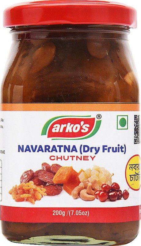 ARKOS Homemade Navratna (Dry Fruit) Chutney Chutney Paste  (200 g)