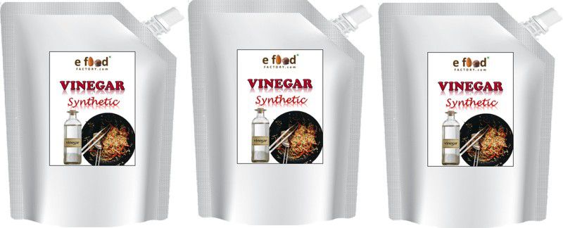 E Food Factory Vinegar 200 g each Pack of 3 Vinegar  (3 x 200 g)