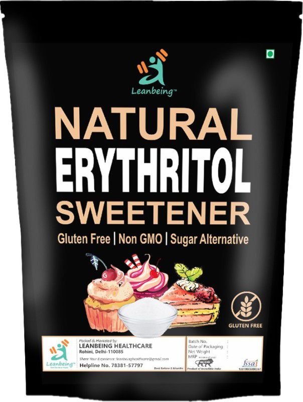 LEANBEING 100% Organic Erythritol 500gm Sugar Alternative | Keto friendly| Baking Substitute, Zero Calorie | Gluten Free | Sugar free | Keto Sweetener Sweetener  (500 g)