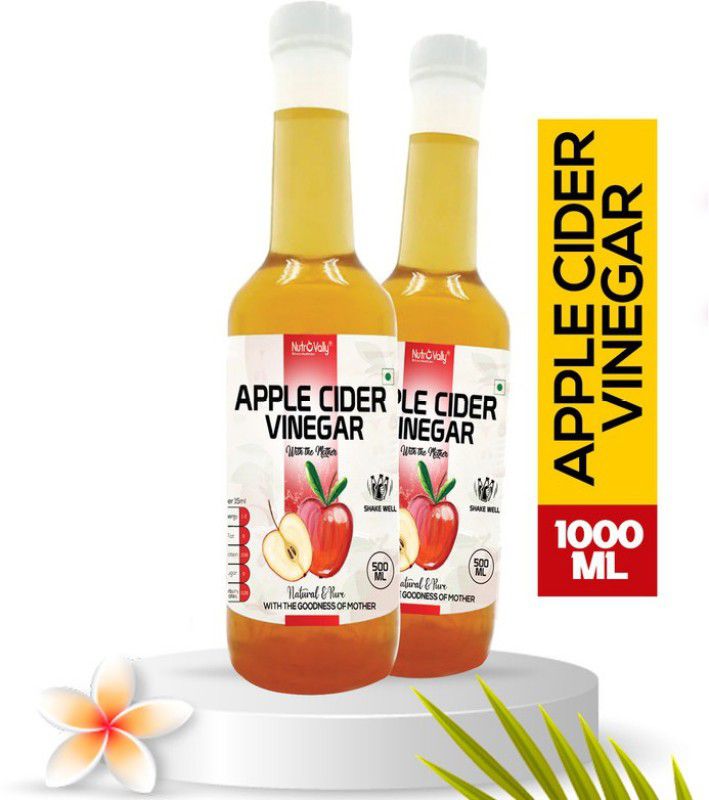 NutroVally apple cider or weight loss with Mother of Vinegar  (2 x 500 ml)