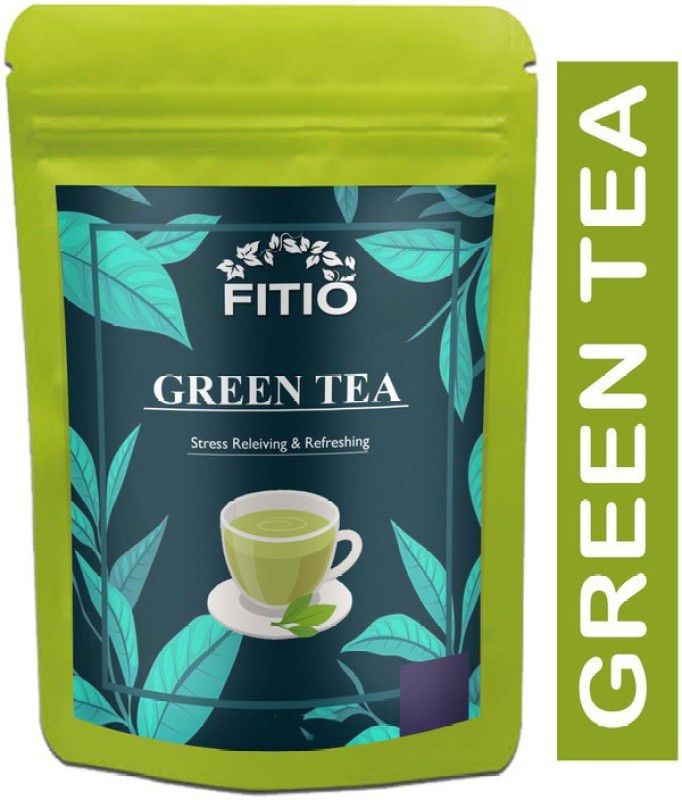 FITIO Green Tea for Weight Loss | 100% Natural Green Loose Leaf Tea | Pure Green Tea with No Additives Unflavoured Green Tea Pouch Premium (T170) Green Tea Pouch  (1500 g)