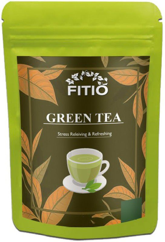 FITIO Green Tea for Weight Loss | 100% Natural Green Loose Leaf Tea | Pure Green Tea with No Additives Unflavoured Green Tea Pouch Advanced (T118) Green Tea Pouch  (1200 g)