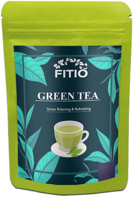 FITIO Green Tea for Weight Loss | 100% Natural Green Loose Leaf Tea | Pure Green Tea with No Additives Unflavoured Green Tea Pouch Advanced (T88) Green Tea Pouch  (550 g)