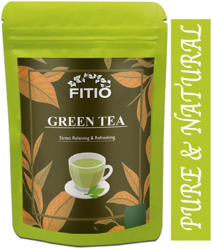 FITIO Green Tea for Weight Loss | 100% Natural Green Loose Leaf Tea | Pure Green Tea with No Additives Unflavoured Green Tea Pouch Ultra (T1093) Green Tea Pouch  (1200 g)