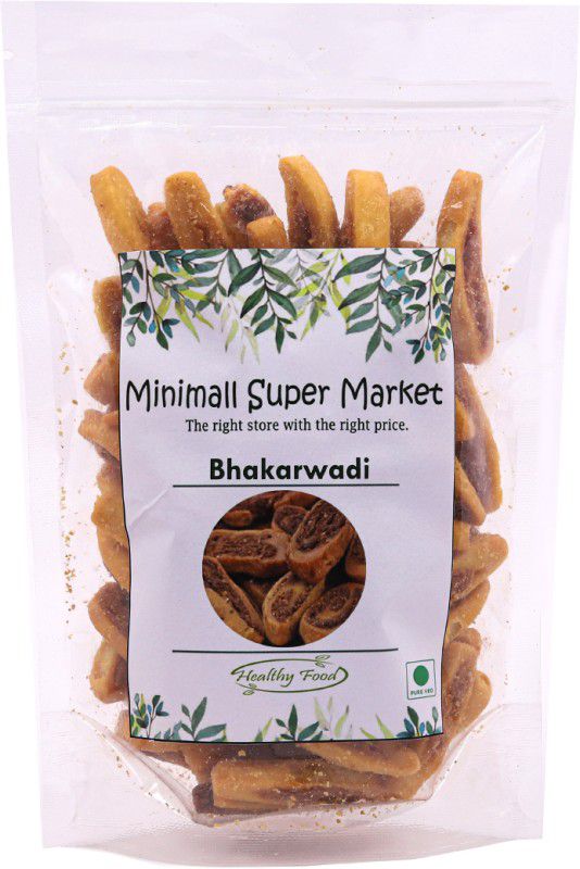 MINIMALL SUPER MARKET Crunchy Bhakarwadi Namkeen/Gujrati Snacks  (250 g)