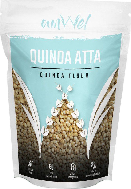 Amwel Combo of Quinoa Atta 450g + Oats Atta 450g | Certified Organic , Fiber Rich  (900 g, Pack of 2)