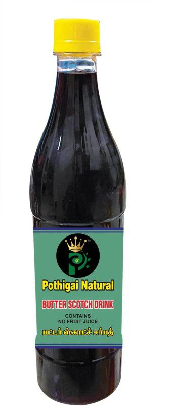 POTHIGAI NATURAL Butter Scotch Sharbat 750 ml /Energy Booster/Sweet and Healthy Drink  (750 ml)