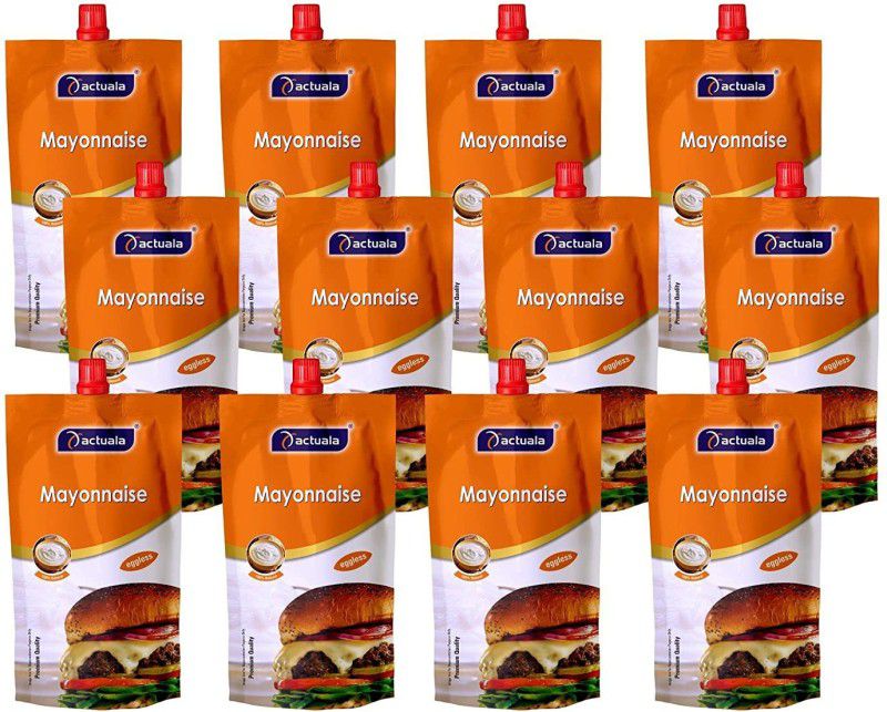 AACTUALA Pack of 12 (100g Each) Premium Veg Mayonnaise Sauces  (1200 g)