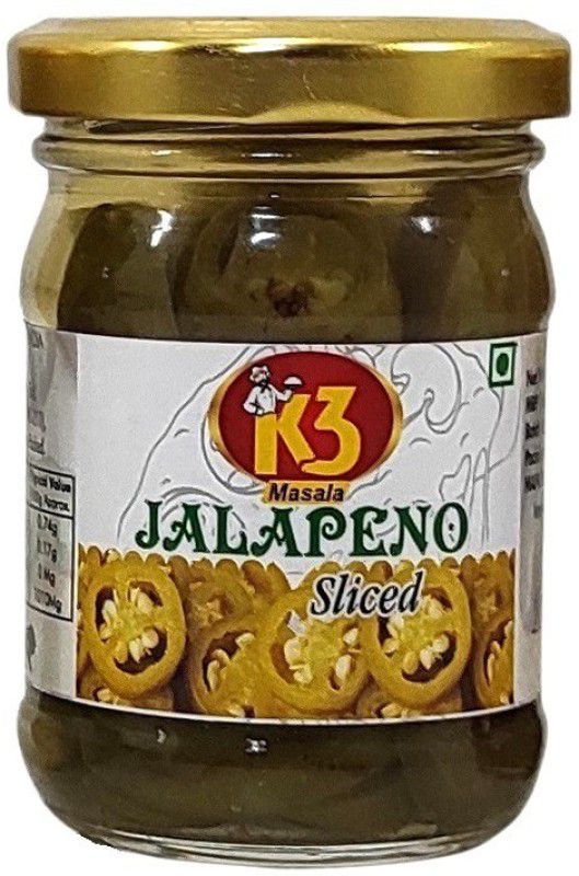 K3 Masala Jalapeno Sliced (120gm) Jalapenos  (120 g)