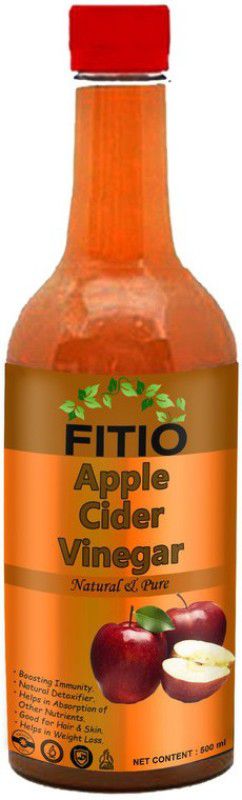 FITIO Nutrition Apple Cider Vinegar With Mother Vinegar Vinegar (J) Premium Vinegar  (500 ml)