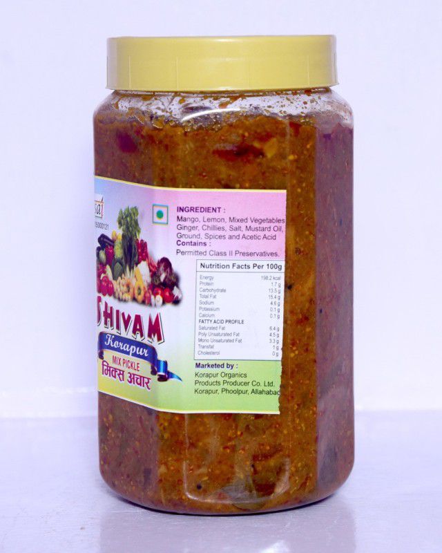 Shivam MIX PICKLE 1 KG Ginger Pickle  (1000 g)