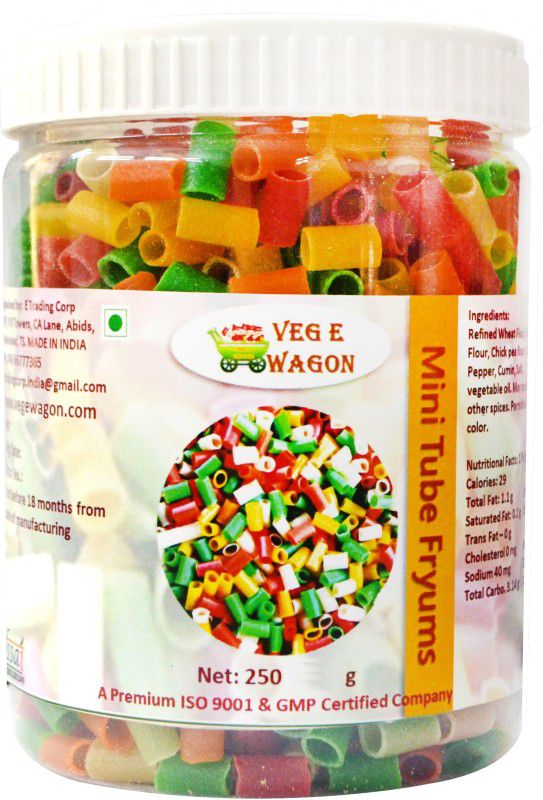 Veg E Wagon Mini Multicolor Tube Fryums Fryums 250 g