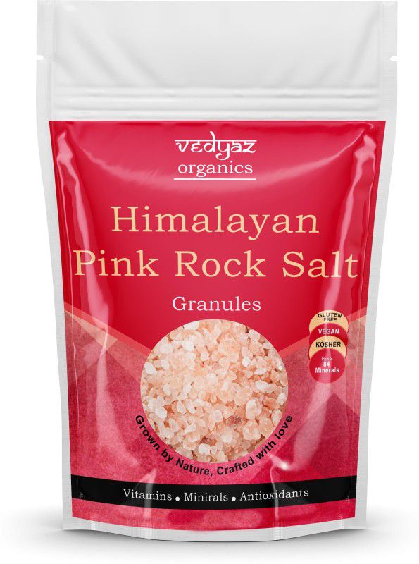 Vedyaz Organic Himalayan Pink salt Granules for weight loss Pure organic Pakistani pink Namak - 200gm - loaded with essential minerals Himalayan Pink Salt  (200 g)