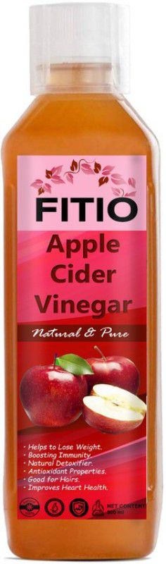 FITIO Nutrition Organic Apple Cider Vinegar with Mother for Weight Loss Vinegar (V) Vinegar  (500 ml)