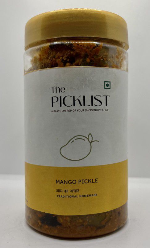 Favor8 The Picklist Mango Pickle|Aam ka Achar|Homemade Traditional Recipe|Ghar ka achar Raw Mango(Kairi) Pickle  (350 g)