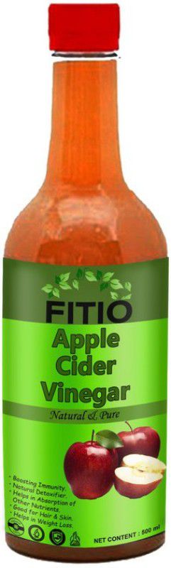 FITIO Nutrition Apple Cider Vinegar With Mother Vinegar Vinegar (I) Vinegar  (500 ml)