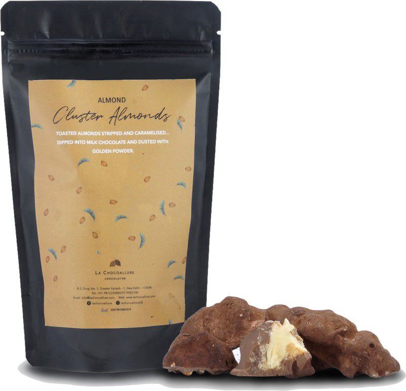 la chocoallure Clusters Almonds Crackles  (100 g)