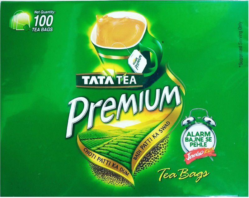 Tata PREMIUM 100 TEA BAGS BOX Black Tea Bags Box  (100 Bags)