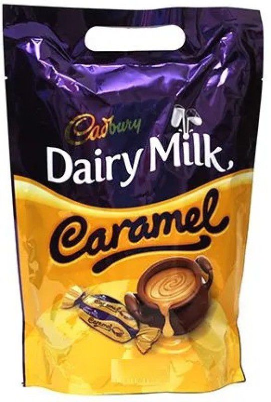 Cadbury Dairy Milk Caramel Chunks Pouch 300gm Bars  (300 g)