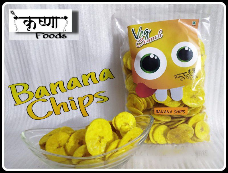 KRISHNA FOODS Banana Chips (Pack of 1) Chips  (200 g)