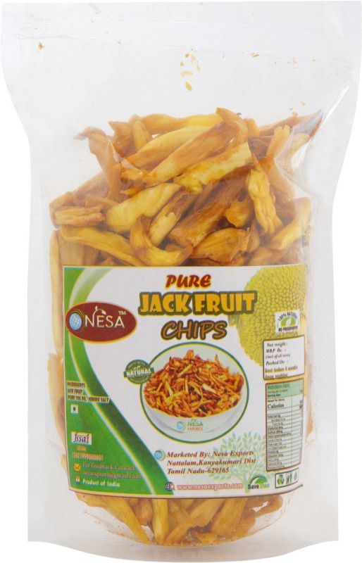NESA Fresh Home-Made Kerala Jack Fruit Chips 1Kg (Pack of 2 500g) Chips  (2 x 500 g)