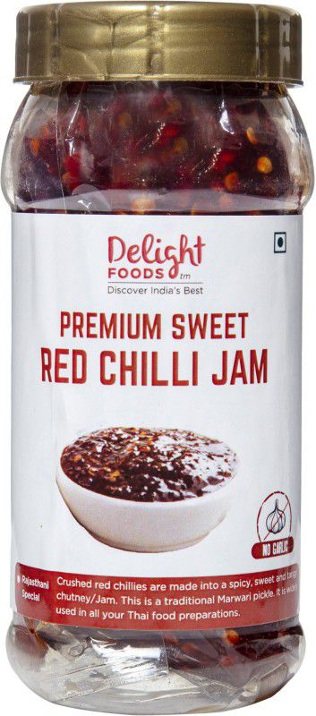 Delight Foods Sweet Red Chilli chutney Chutney Paste  (300 g)