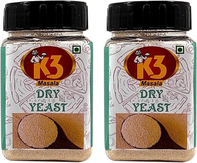 K3 Masala Dry Yeast 100gm(Pack of 2) Yeast Powder  (2 x 100 g)
